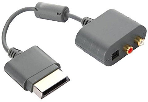 Adaptateur pour Microsoft Xbox 360 câble audio son HDMI optique RCA R/L