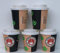 Ol-Gastro-Bedarf 100 Hartpapier 200 ml Coffee to go Becher Pappbecher Kaffeebecher mit Deckel