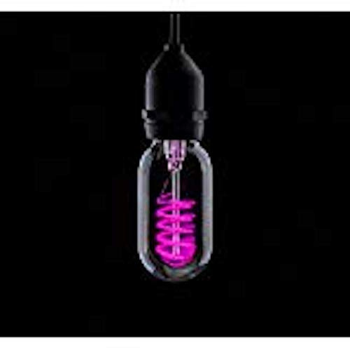 Pro-Lite FUNKYFIL/T45/4W/ES/MAGENTA 4w Decorative LED Magenta Filament T45 Tube Light Bulb ES E27 screwcap