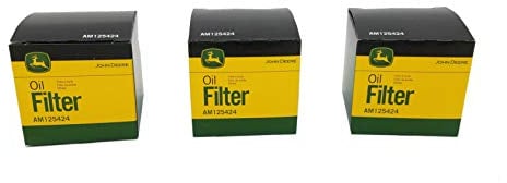 John Deere Original Equipment Package of Three Oil Filters - AM125424 (3)
