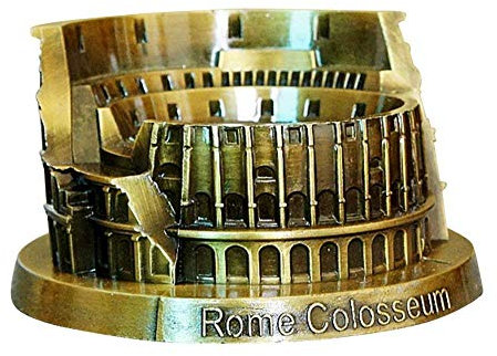 SUPERPOWER® Vintage Rom Kolosseum Modell, Metallstatue, antike Architektur, Bronze, Sammlerfigur, Handarbeit, Heimdekoration, Künstliche Welt berühmtes Gebäude, Souvenir Skulptur
