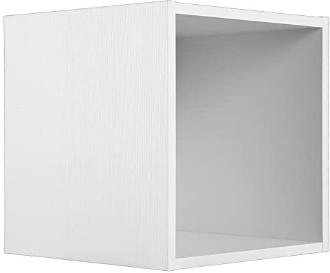 Charles Jacobs Vinyl Record LP Storage Box Unit - White - Medium