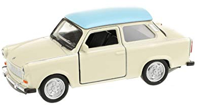 Welly Modellauto Trabant 601 beige/blau