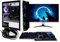 NitroPC - Pack Silver Plus | PC Gaming Complet (AMD Ryzen 5 5600X 3.7GHz, RX 6600 8GB, RAM 16GB, M.2 1TB, Windows 11, RGB | WiFi, écran 24, Clavier, Souris, Casque) PC de Bureau