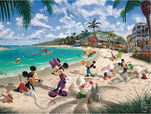 Ceaco - Thomas Kinkade - Disney - Mickey & Minnie in Florida - 750 Teile Puzzle