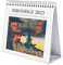 Grupo Erik Tischkalender 2023-Hiroshige Japanische Kunst Kalender 2023 Tischkalender-Tischkalender 2023 Quer Format-Tischkalender 2023 zum Aufstellen-FSC zertifiziert-Offizielle Lizenz, CS23018
