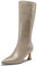 NobleOnly Donna Medio Tacco Heel Chiusa a Punta Cerniera Ballo Dress Metà polpaccio Stivali Casual Inverno Scarpe 6 CM Heels Grigio 39 EU