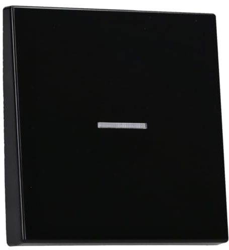 JUNG LS Serie Wippe für Taster mit Lichtleiter Duroplast Schwarz – LS101KO5SW