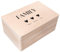 Creative Deco Familie Personalisierte Geschenke mit Namen Holzkiste | Dein Eigener Beliebig Personalisiert Text Individuelle Geschenk | Geschenkkiste Geschenkbox | Für Frauen, Männer und Kinder | Deko