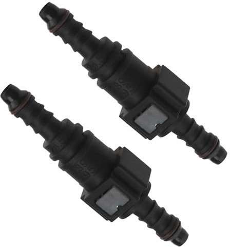 LT Easiyl 2 sets de Connecteurs Rapides Droits pour Tuyau de Carburant Automobile Connecteur Rapide de Type Droit pour Tuyau de Carburant Automobile Coupleur Rapide en Nylon