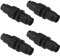 SG Store 4 Sets 3/4 European Thread Garden Hose Repair Kit Garden Hose Plastic Adapter Hose Male Female Connector Adapter Faucet Plastic Connector Garden Expandable Hose Connector