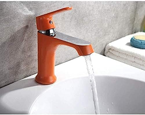 Badezimmerhahn,Küchenarmaturen 1 Set Badarmatur Messingarmaturen WC-Waschbeckenarmatur Farbige Spülbeckenarmatur Wassermischer