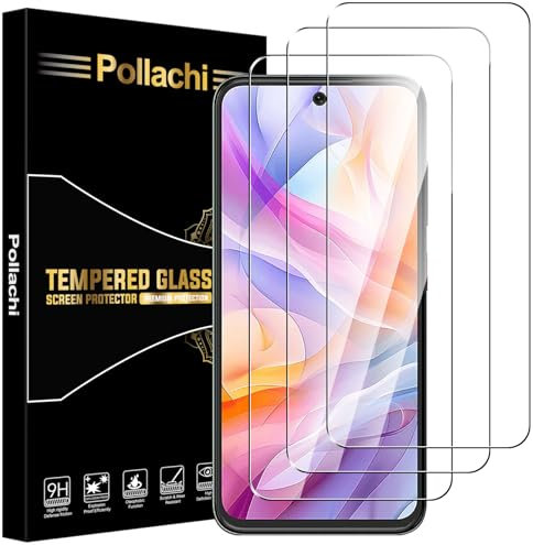 Pollachi [3 Piezas Protector de Pantalla para ZTE Blade V70 Vita,Cristal Templado,9H Dureza Anti-Arañazos,Antihuellas,HD Transparente,Ultra Resistente