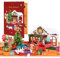Magic Ants 3D Pop-Up Weihnachtskamin-Grußkarte – Gemütliche Weihnachtsszene mit Weihnachtsbaum, Haustieren, Geschenken und Kamin – Einzigartige handgefertigte Weihnachtskarte für Familie, Freunde