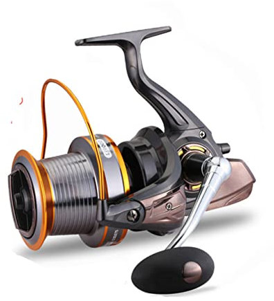 OSOLADY Angelrolle Mit Drahtrad 5000 Handshake-Rolle Grau Robust Und Einfach Zu Bedienen