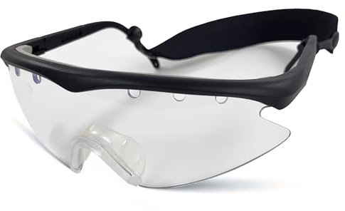 Going One Gafas de seguridad deportivas: gafas protectoras deportivas para pickleball, raquetball, squash, baloncesto, con correa y marco acolchado, para hombres y mujeres