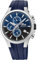 Lotus Reloj Hombre 18621/B Chrono Caja de Acero Inoxidable 316l Plateado Correa de Caucho