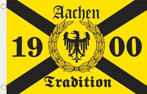 U24 Flagge Fahne Aachen Tradition 1900 Hissflagge 90 x 150 cm