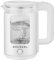 Grunkel HV-18CWPBL, Hervidor Eléctrico de Agua 1,8 L, 1500W, Apagado Automático (Blanco)