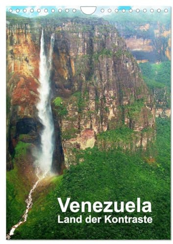 Venezuela - Land der Kontraste (Wandkalender 2026 DIN A4 hoch), CALVENDO Monatskalender: Uralte Tafelberge der Gran Sabana, faszinierende Tierwelt der ... Pflanzen, Städte und Strand (CALVENDO Natur)