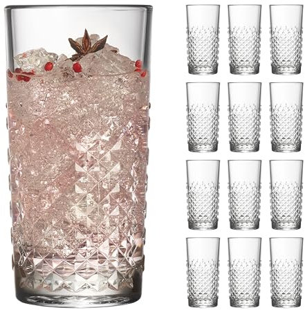 Libbey Ocular 12er Set Longdring/Cocktail Glas mit 473 ml, 70309