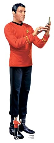 Star Cutouts – SC4818 – Star Trek Scotty Lifesize Cardboard Cutout 175cm – James Doohan – Fun Star Trek Gift for Fans & Party Décor