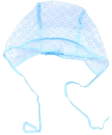 Cuffia Monouso per Colpi di Sole in Plastico, da Salone 12 Pezzi | Visiera e Protezione Collo, per Barber Shop e Tintura Professionale, Uso Semplice