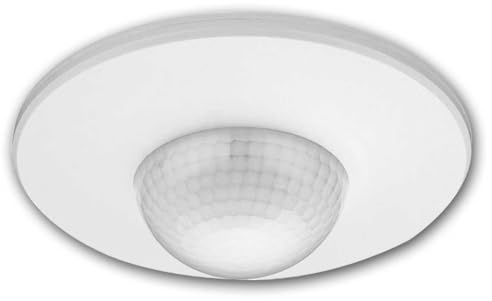Decken Bewegungsmelder 360° PIR Aufputz OR-CR-295/W – 20m Reichweite, 2000W, LED geeignet, einstellbare Lux & Zeit, 230V, weiß, IP20