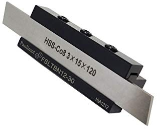 paulimot Abstechstahlhalter, Schafthöhe 12 mm, mit HSS-Messer (8% Kobalt)