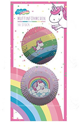 p:os Einhorn 30 Muffinförmchen
