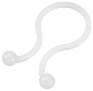 sourcing map Uxcell 50pcs Twist Lock Cable Wire Ties Nylon U Shape 10.5mm Dia White