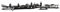 Samunshi® Freiburg Skyline Wandtattoo Sticker Aufkleber Wandaufkleber City Gedruckt Freiburg 120x22cm schwarz