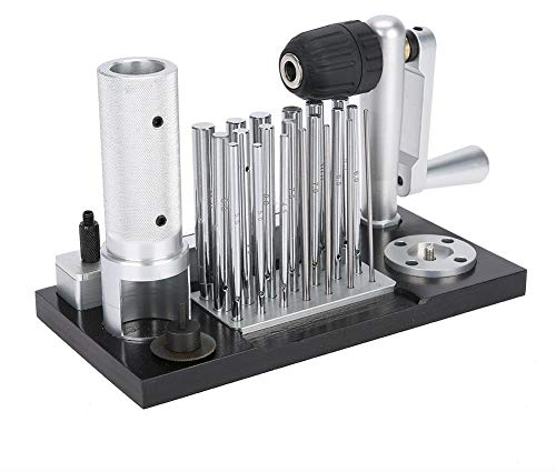 Jump Ring Maker with Cutter, Manuelle Multifunktions Biegen Maschine Schmuck Herstellung, Professionelles Rundrohr Ziehmaschine mit Draht Welle