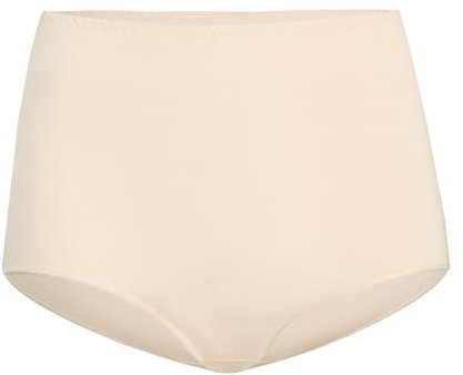 Teyli Culotte Femme Fibre de Bambou Slips, Beige, L