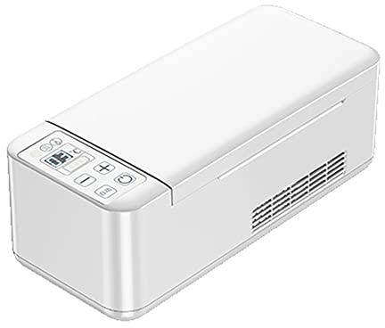GEREP Insulin Kühler Medikament KüHler Tasche Fall für Diabetiker Tragen, Arbeiten, Schule, Büro, 251×111×104mm / Weiß/C