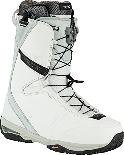 Nitro Snowboards Herren Team TLS '22 All Mountain Freeride Freestyle Schnellschnürsystem Boot Snowboardboot , WHITE-BLACK, 315