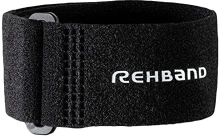 Rehband Tennisarm Bandage 1 Stk. Einheitsgröße, Unisex, Tennisarm und Golfarm Manschette, Farbe:Schwarz, Größe:Einheitsgröße