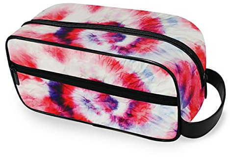 ODAWA Trousse de toilette Sac à cosmétiques unisexe Drôles de dinosaures Organisateur de voyage en cuir PU Trousse de maquillage de voyage, one size