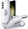 Silverback für Samsung Galaxy S23 Hülle, Handyhülle Samsung S23 mit 360° Ring Halter Schutzhülle TPU Cover Stoßfester Stoßfänger Weiche Dünn für Samsung Galaxy S23 Case - Transparent