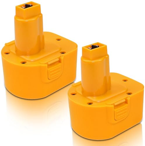 Forrat 2 Pack 12V 3.6AhNi-Mh Battery Replacement for Dewalt 12 Volt Battery