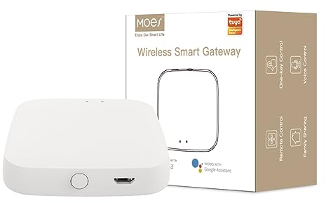 BLE Gateway, Smart Home Tuya Hub wireless per dispositivi Tuya, compatibile con app Smart Life/Tuya, Alexa, Google Home