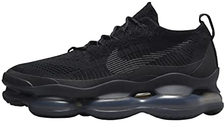 Nike Air Max Scorpion Flyknit DJ4701 003 Herren-Sneaker, Schwarz, Größe 45, Schwarz/Anthrazit-Anthrazit, 40.5 EU