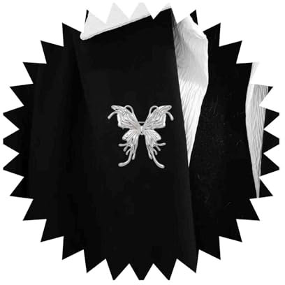 Dervivea Silber Schmetterling Brosche Pin Metall Schmetterling Broschen Pin Schmetterling Abzeichen Brosche Pin Insekten Schmetterling Revers Pin Anstecknadel Für Frauen Kleidung Kleid Anzug