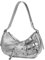 Kleine Handtasche für Damen, Y2k, ästhetisch, Punk, Grunge, Chic, Hobo, Mini-Clutch, Geldbörse, PU-Leder, Abendtasche, Umhängetasche, silber, Einheitsgröße