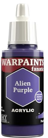 The Army Painter, Warpaints Fanatic Alien Purple Single Acrylics, Miniature Hobby Painting, Quality Paint for Miniature Wargaming