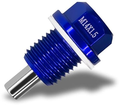 Hirificing M14 × 1,5 Auto Magnetische Ölablassschraube Entfernungswerkzeug, Aluminiumlegierung, Ölwanne, Ablassmutter Schraube Reparaturset für die meisten Ford, GM, Hyundai, KIA und Accord, Civic,