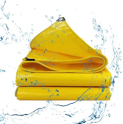 Lona Protectora para Piscina 4x12 m, Lona Exterior Impermeable, Toldo Reforzada De Protección, Lona con Ojales Impermeables, Lona Protectora para Piscina