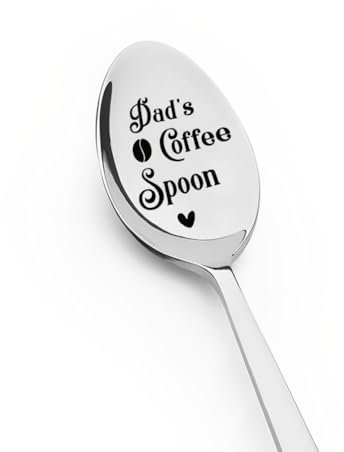 Father Dad Christmas Gifts for Daddy from Daughter Son Dad's Coffee Spoons for Daddy Dad Birthday Gift for Daddy Dad Father I Love You Gifts for Dad Daddy Retirement Gifts for Father Papa
