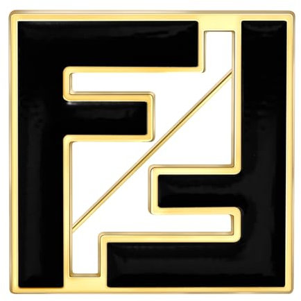 Schwarz Buchstabe F Brosche,CC Brosche,Gold Brosche,Damen CC Brosche,Perle Brosche,Modern Brosche,Große Broschen für Kleidung Brief Brosche,Dupes,Ideal Geschenk für Frauen, ideal für Weihnachten