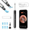 Hopefox Ear Wax Removal with Tweezers - 1080P HD Ear Cleaner Ear Camera, Omni-Direction Ear Pick Tweezer, Real-Time Remote Video, Multi Earwax Cleaning Replacement Kits